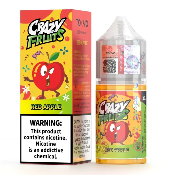 Tokyo Red Apple 30ml - Crazy Fruits Series 1 Vape Craze Tokyo Red Apple 30ML Crazy Fruits Series 1
