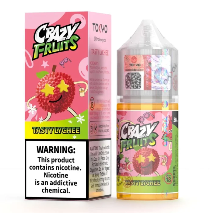 Tokyo Tasty Lychee 30ml - Crazy Fruits Series 1 Vape Craze Tokyo Tasty Lychee 30ML Crazy Fruits Series 1