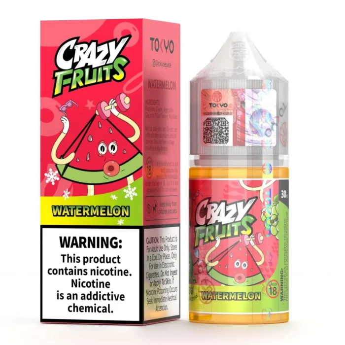 Tokyo Watermelon 30ml - Crazy Fruits Series 1 Vape Craze Tokyo Watermelon 30ML Crazy Fruits Series Series 1