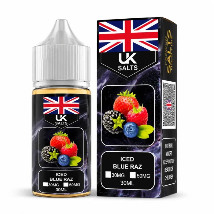 UK Salts Iced Blue Razz-30ml 1 Vape Craze UK Salts Iced Blue Razz 30ml