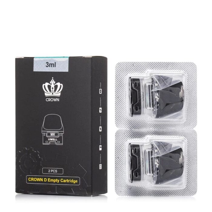 Uwell Crown D Replacement Pod Cartridge 1 Vape Craze Uwell Crown D Replacement Pods Pack