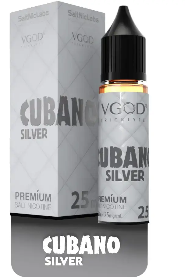 VGOD Cubano Silver 30ml 1 Vape Craze VGOD Cubano Silver SaltNic 30ml 1