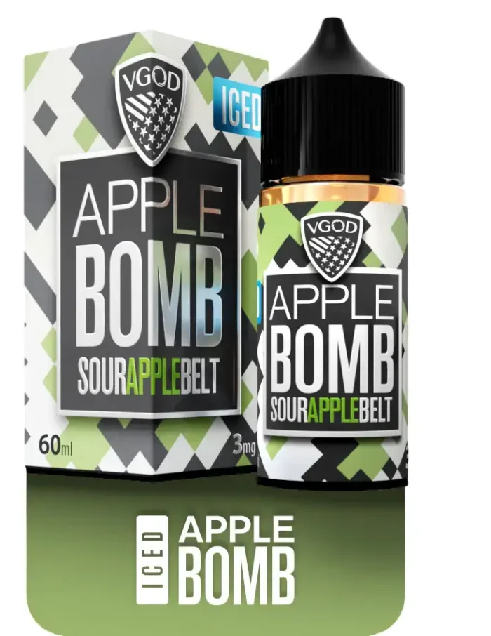 VGOD Iced Apple Bomb 60ml 1 Vape Craze VGOD Iced Apple Bomb Freebase 60ml 1