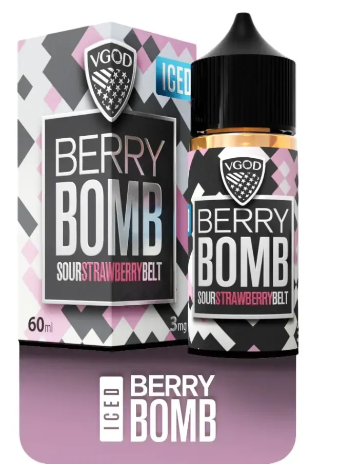VGOD Iced Berry Bomb 60ml 1 Vape Craze VGOD Iced Berry Bomb Freebase 60ml 1