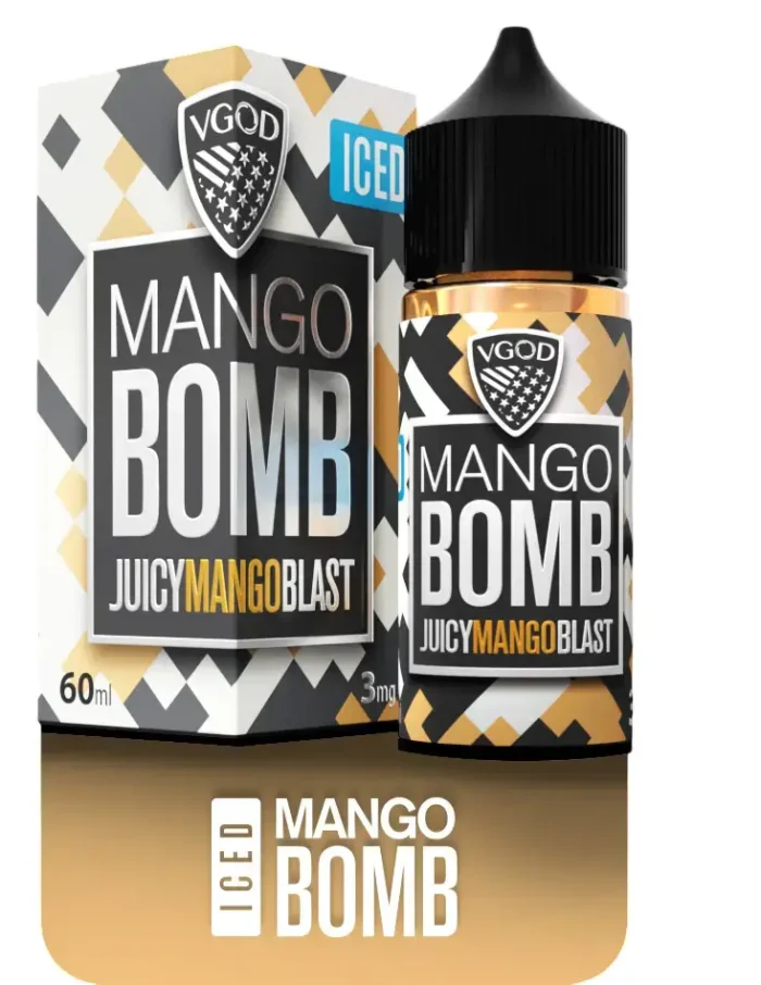 VGOD Iced Mango Bomb 60ml 1 Vape Craze VGOD Iced Mango Bomb Freebase 60ml 1