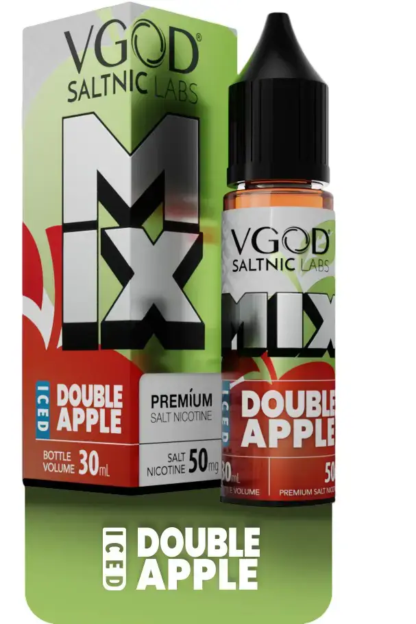 VGOD MIX Iced Double Apple 30ml 1 Vape Craze VGOD MIX Iced Double Apple SaltNic 30ml 1