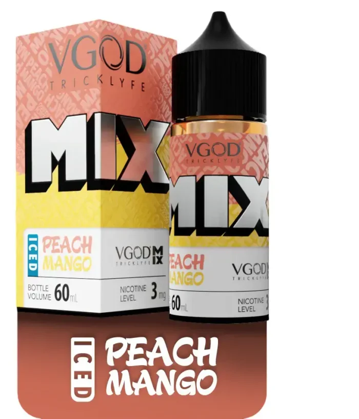 VGOD MIX Iced Peach Mango 60ml 1 Vape Craze VGOD MIX Iced Peach Mango Freebase 60ml 1