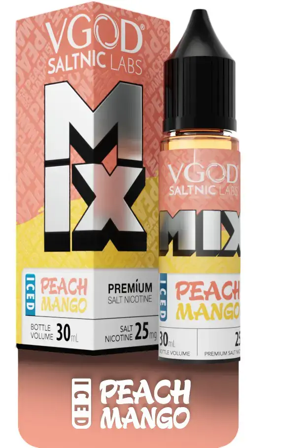 VGOD MIX Iced Peach Mango 30ml 1 Vape Craze VGOD MIX Iced Peach Mango SaltNic 30ml 1