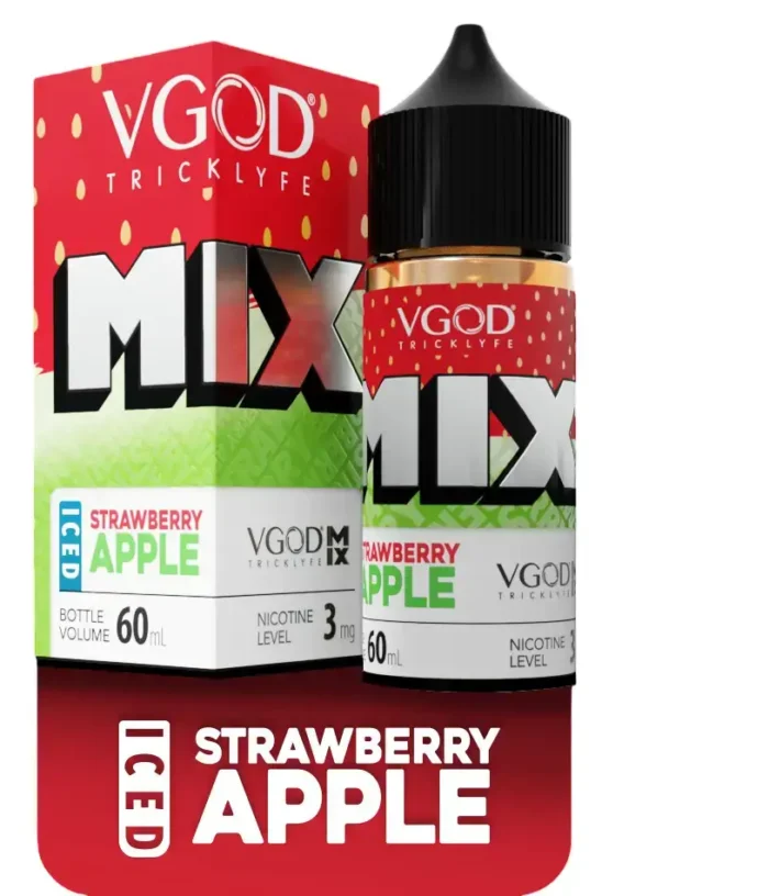 VGOD MIX Iced Strawberry Apple Freebase 60ml 1