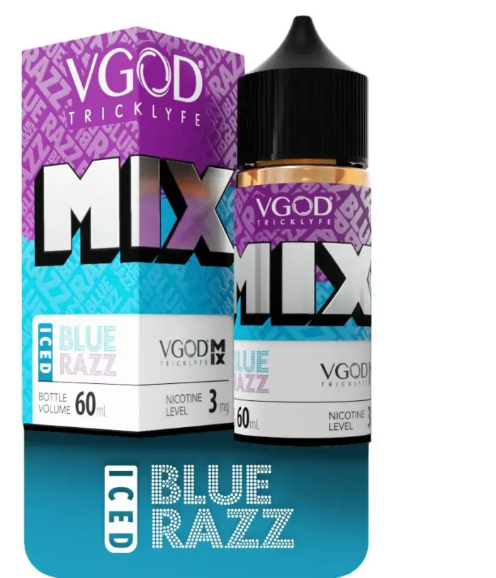 VGOD MIX Iced Blue Razz 60ml 1 Vape Craze VGOD Mix Iced Blue Razz Freebase 60ml 1