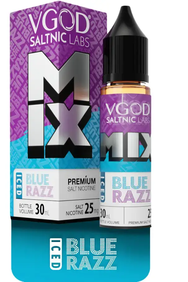 VGOD MIX Iced Blue Razz 30ml 1 Vape Craze VGOD Mix Iced Blue Razz SaltNic 30ml 1