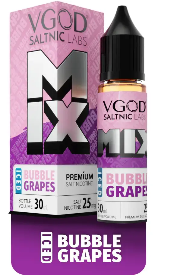 VGOD MIX Iced Bubble Grapes 30ml 1 Vape Craze VGOD Mix Iced Bubble Grapes Saltnic 30ml 1