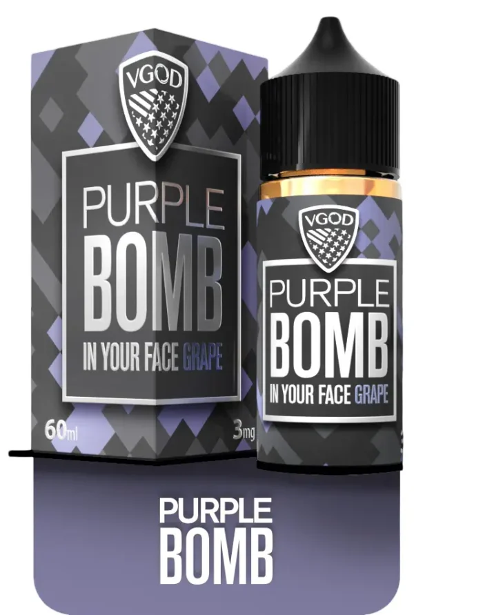VGOD Purple Bomb Non Iced 60ml 1 Vape Craze VGOD Purple Bomb Non Iced freebase 60ml 1