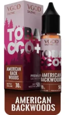 VGOD Tobacco Plus American Backwoods 30ml 2 Vape Craze VGOD Tobacco Plus American Backwoods SaltNic 30ml 1