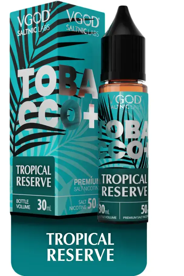 VGOD Tobacco Plus Tropical Reserve 30ml 1 Vape Craze VGOD Tobacco Plus Tropical Reserve SaltNic 30ml 1